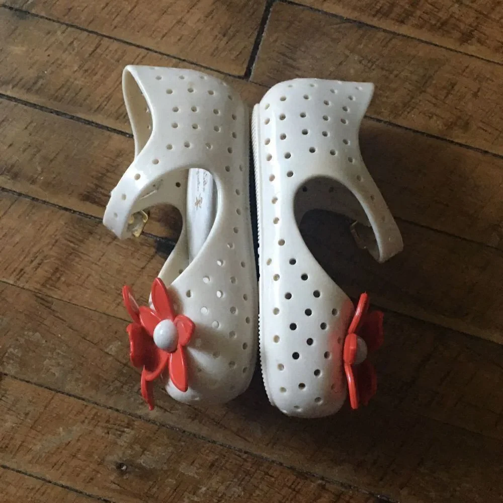 Mini Melissa tan rubber
